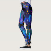 Leggings Fille de l'espace Android mécanique Robot futurist (Gauche)