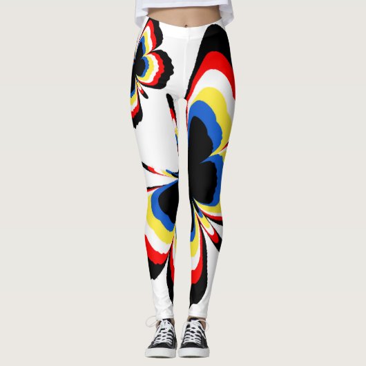 Leggings Fille de papillon (Devant)