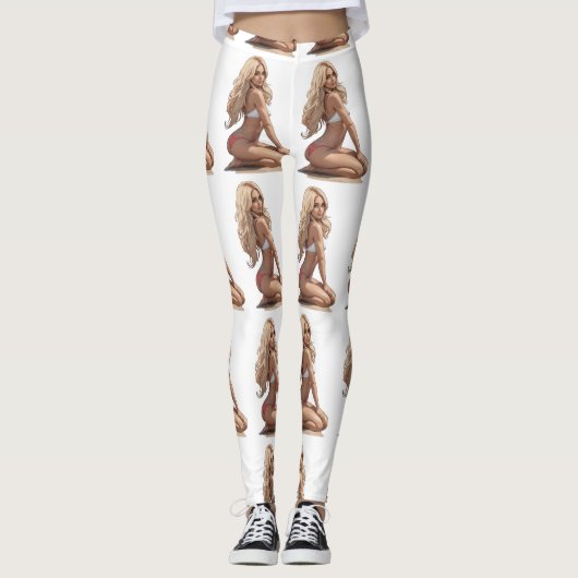 Leggings Fille de plage de Bikini Thunder_Cove (Devant)