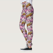 Leggings Fille de pop art de bande dessinée (Gauche)