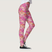 Leggings Fille drôle Motif de porc (Droite)