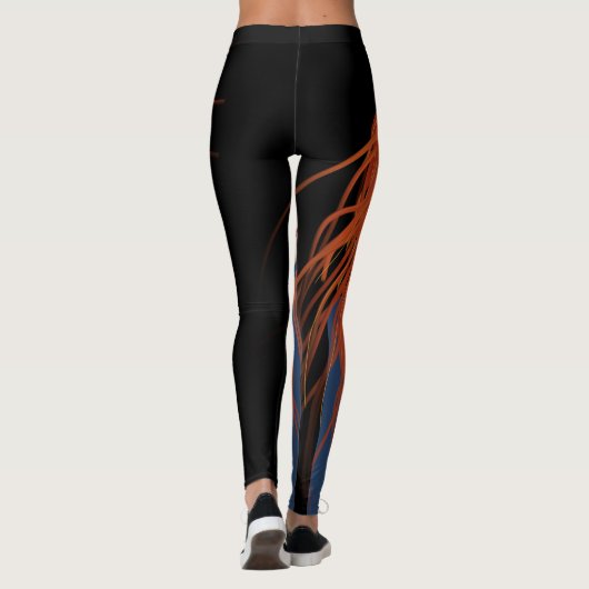 Leggings Fille du feu (Dos)
