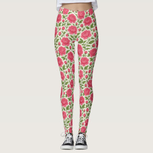 Leggings Fille Florale Lush Peonés Rose