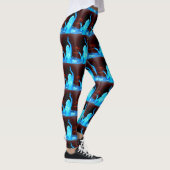 Leggings fille hippie bleue (Droite)