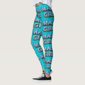 Leggings Fille Maui Bleue Thunder_Cove (Gauche)