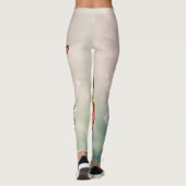 Leggings Fille merveilleuse de steampunk, conception d'or (Dos)