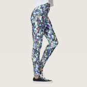 Leggings Fille mignonne Parties scintillant colorée (Droite)