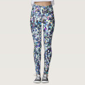 Leggings Fille mignonne Parties scintillant colorée (Devant)