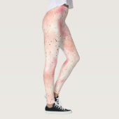 Leggings Fille Peach rose Abstrait (Droite)