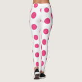 Leggings Fille Pois rose tendance Yoga tendance (Dos)