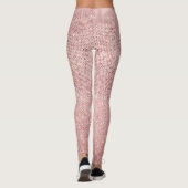 Leggings Fille Rose Gold Sparkle Glam (Dos)