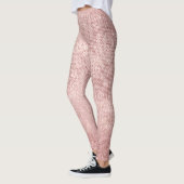 Leggings Fille Rose Gold Sparkle Glam (Gauche)