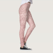 Leggings Fille Rose Gold Sparkle Glam (Droite)