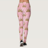 Leggings Fille Rose Parties scintillant Or Crowne Sparkly (Dos)