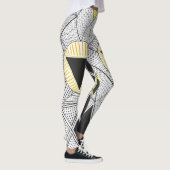 Leggings Fille tribale brisée (Droite)