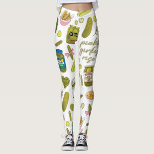 Leggings Filles Cornichons S'élèvent Mignonnes Amoureuses d