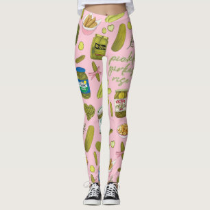 Leggings Filles Cornichons S'élèvent Mignonnes Amoureuses d