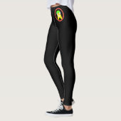 Leggings FILLES HEUREUSES de MODE de MONSTRE de guêtres (Gauche)