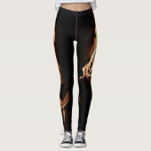 Leggings Filles sur le feu (Devant)