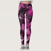 Leggings Fils roses, noirs, blancs et gris (Devant)