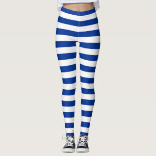Leggings finlande grèce israël drapeau rayures bleu ligne b