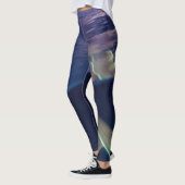Leggings Fins Fin Sunset Shark imprimé (Gauche)