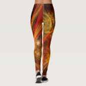 Leggings Firestorm Art Abstrait (Dos)