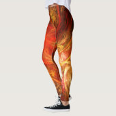 Leggings Firestorm Art Abstrait (Gauche)