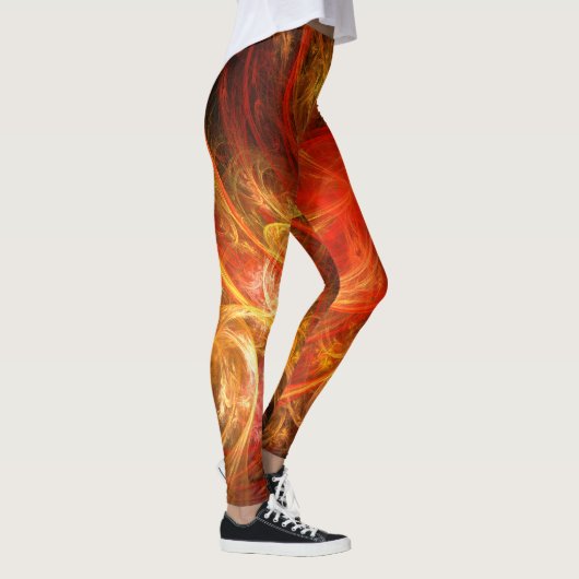 Leggings Firestorm Nova Art Abstrait (Droite)
