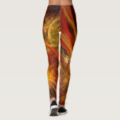Leggings Firestorm Nova Art Abstrait (Dos)
