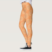 Leggings Fireworks japonais orange (Gauche)
