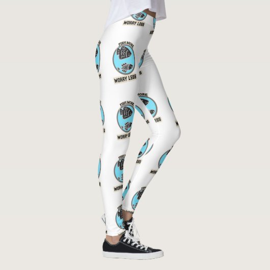 Leggings Fish More Worry Less (Droite)
