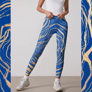 Leggings fitness fille élégance faux or labyrinthe inspiré 