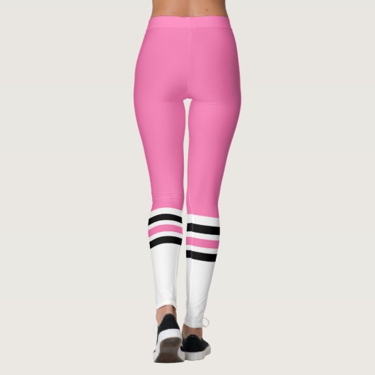 Leggings Fitness Pink Team Tube Sock (Dos)