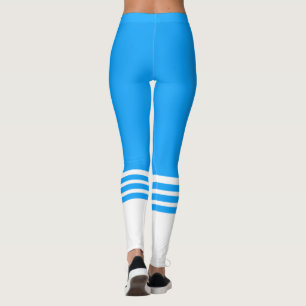 Leggings Fitness Team Blue Tube Sock