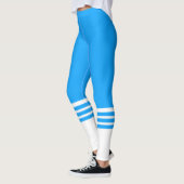 Leggings Fitness Team Blue Tube Sock (Gauche)