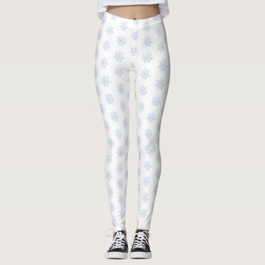 Leggings Flacon de neige bleu glace (Devant)
