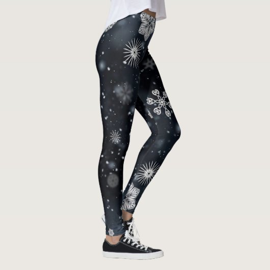 Leggings Flacon de neige de Noël/hiver (Droite)