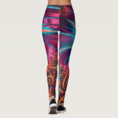Leggings Flacon de plume fractale (Dos)