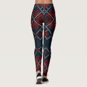 Leggings Flacons de neige bleue (Dos)