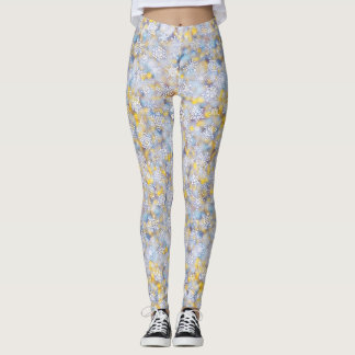 Leggings flacons de neige étincelants