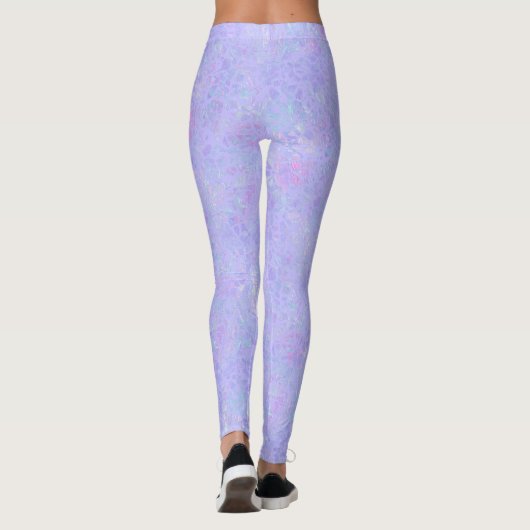Leggings Flacons violets et multicolores (Dos)