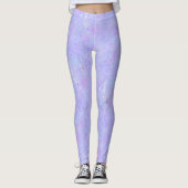 Leggings Flacons violets et multicolores (Devant)