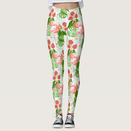 Leggings Flamant rose (Devant)