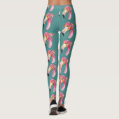 Leggings flamant rose Boho Fiona (Dos)