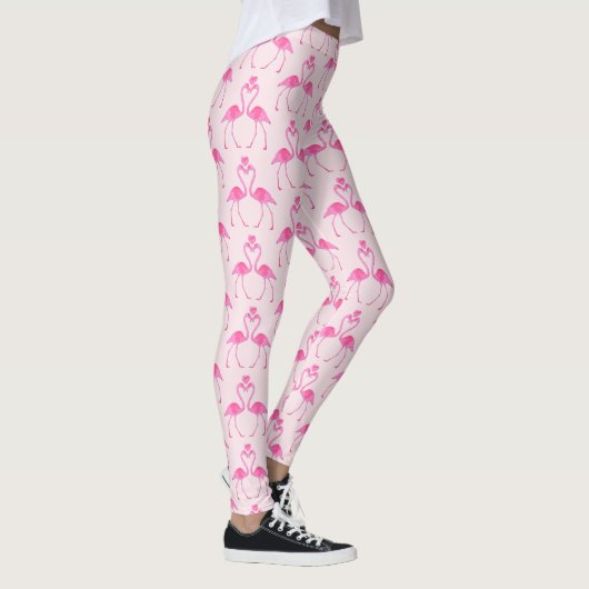 Leggings Flamant rose de camouflage rose Légendes de la Sai (Droite)