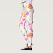Leggings Flamant rose de fantaisie (Gauche)