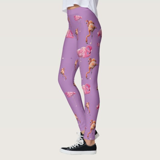 Leggings Flamants roses (Gauche)