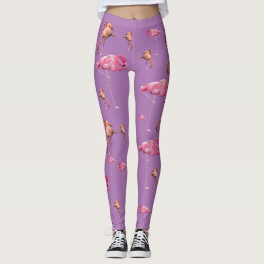 Leggings Flamants roses (Devant)