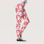Leggings Flamants roses d'aquarelle dans les aquarelles 2 (Droite)